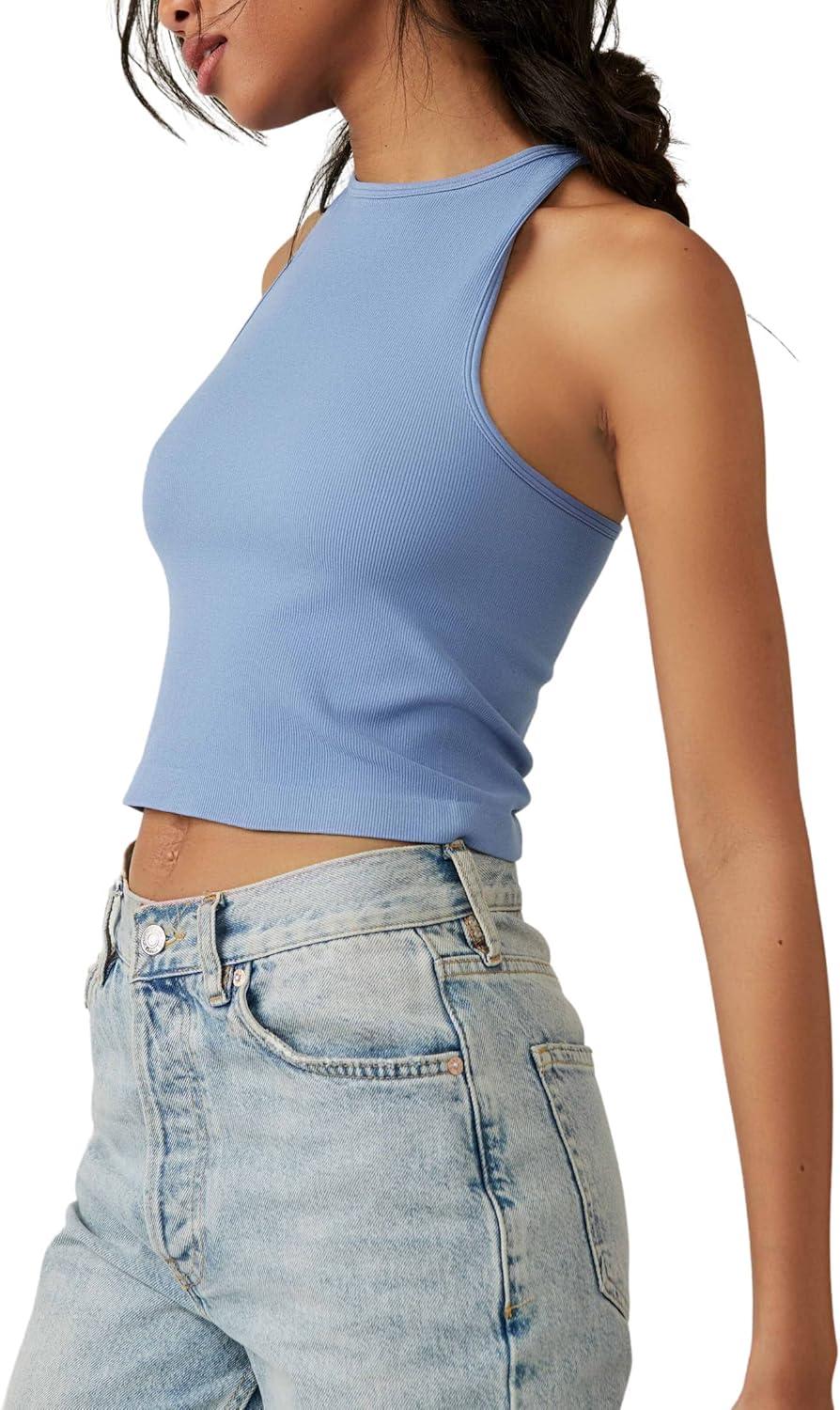 image:imageFree People Womens Hayley Racerback BramiChambray