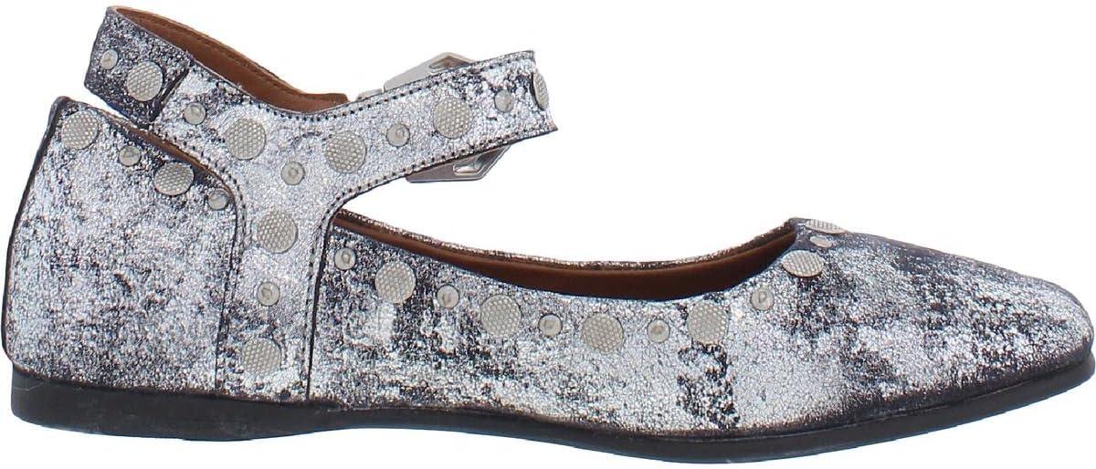 image:imageFree People Womens Mystic Mary Jane Flat ContemporarySilver Distress