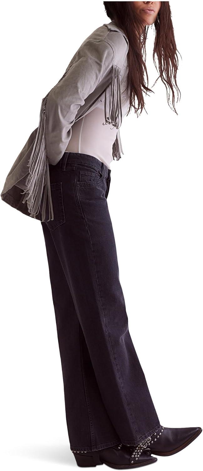 image:imageFree People Womens We The Free Tennessee LowRise Boyfriend JeansHideaway Black