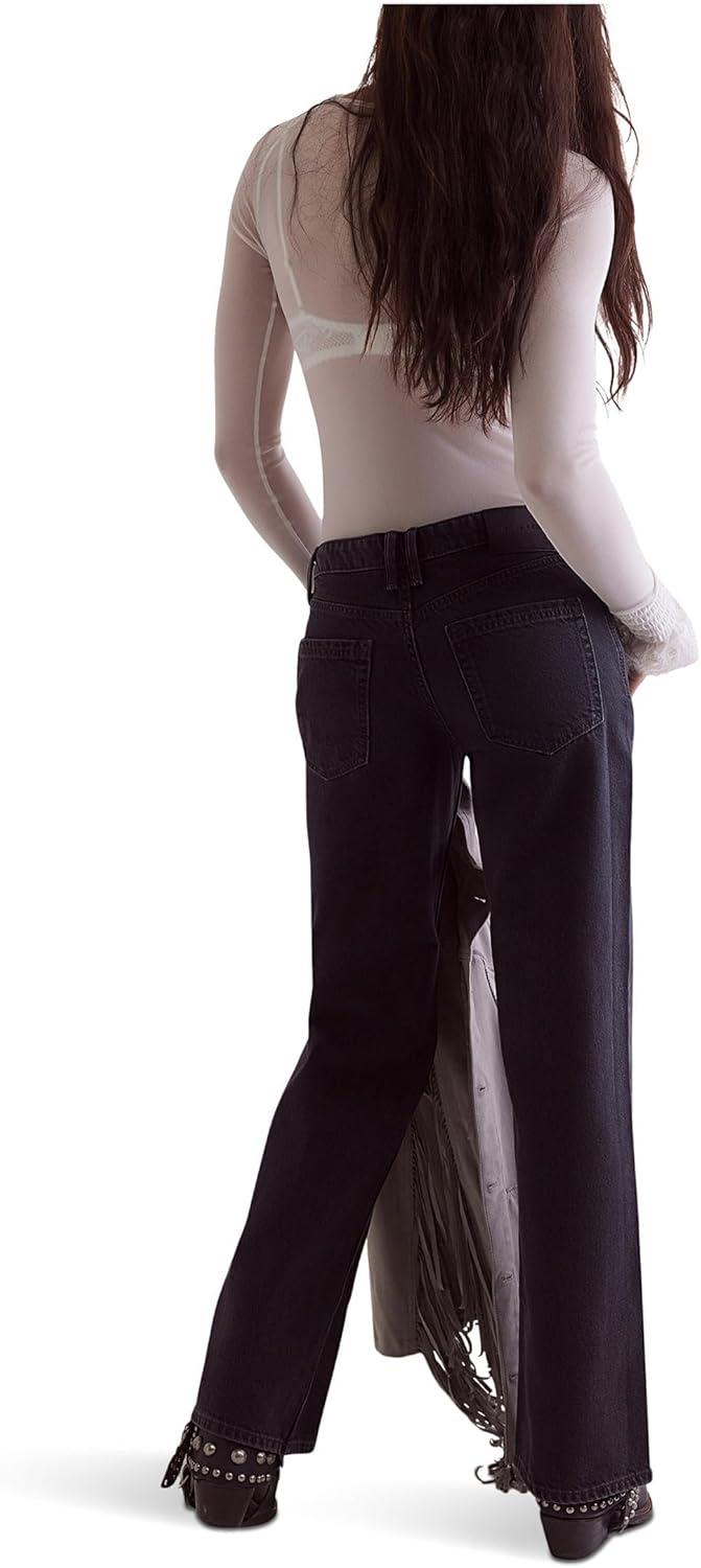 image:imageFree People Womens We The Free Tennessee LowRise Boyfriend JeansHideaway Black