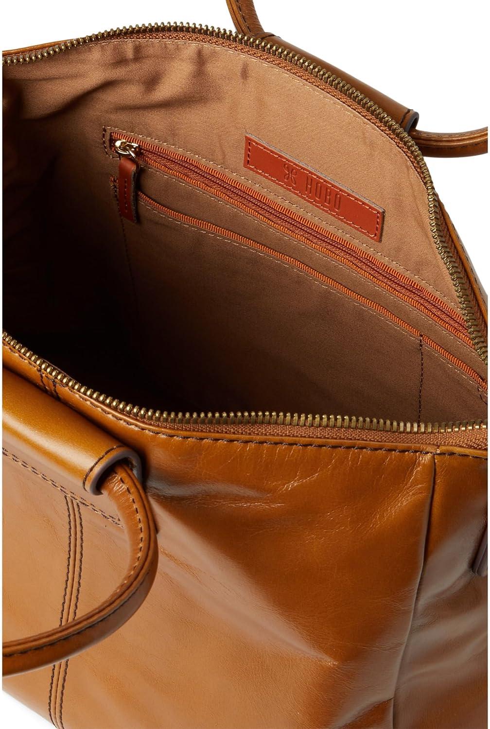 image:imageHOBO Sheila Medium Leather Satchel Crossbody Bag for Women with Top HandleTruffle