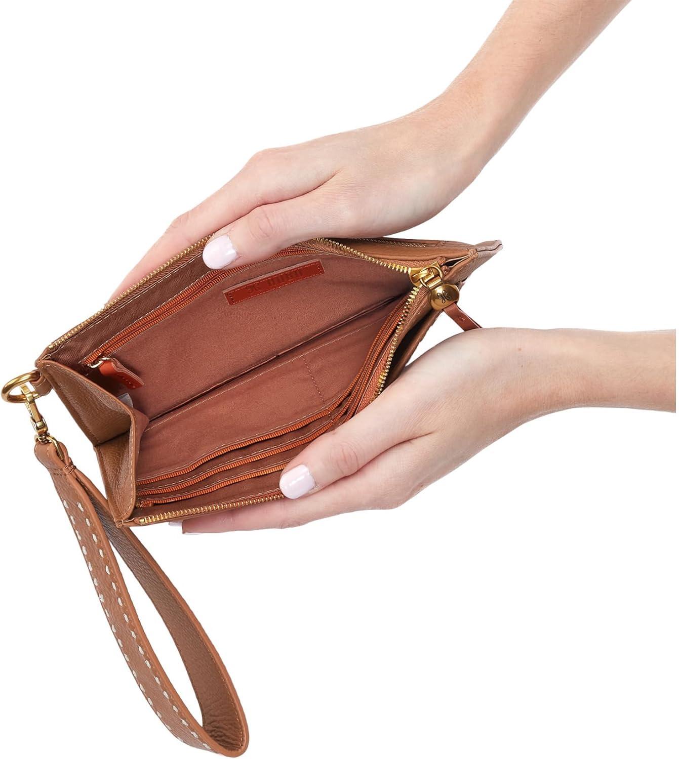 image:imageHOBO Womens Hart Wristlet Warm Honey One Size