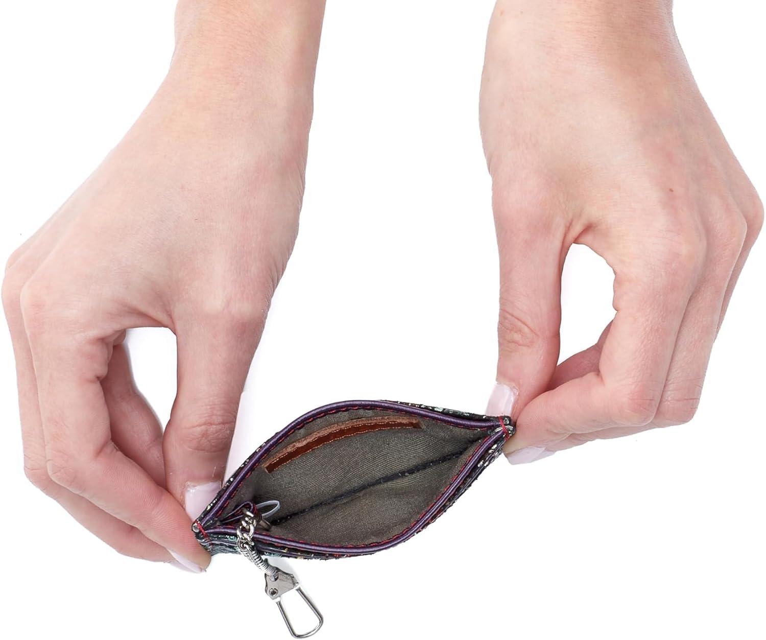 image:imageHOBO Womens Max Credit Card CaseHoliday Stripe