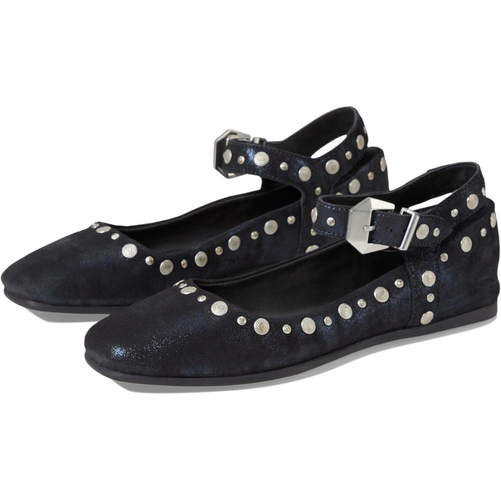 image:imageFree People Womens Mystic Mary Jane Flat ContemporaryBright Navy Metallic