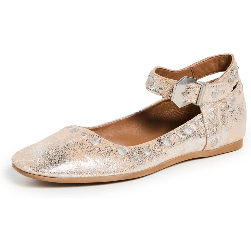 image:imageFree People Womens Mystic Mary Jane Flat ContemporaryChampagne