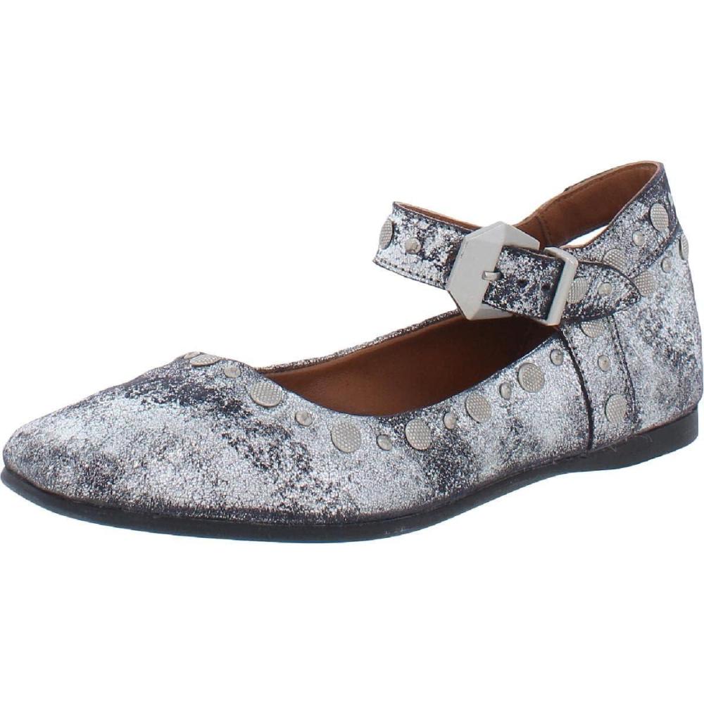 image:imageFree People Womens Mystic Mary Jane Flat ContemporarySilver Distress