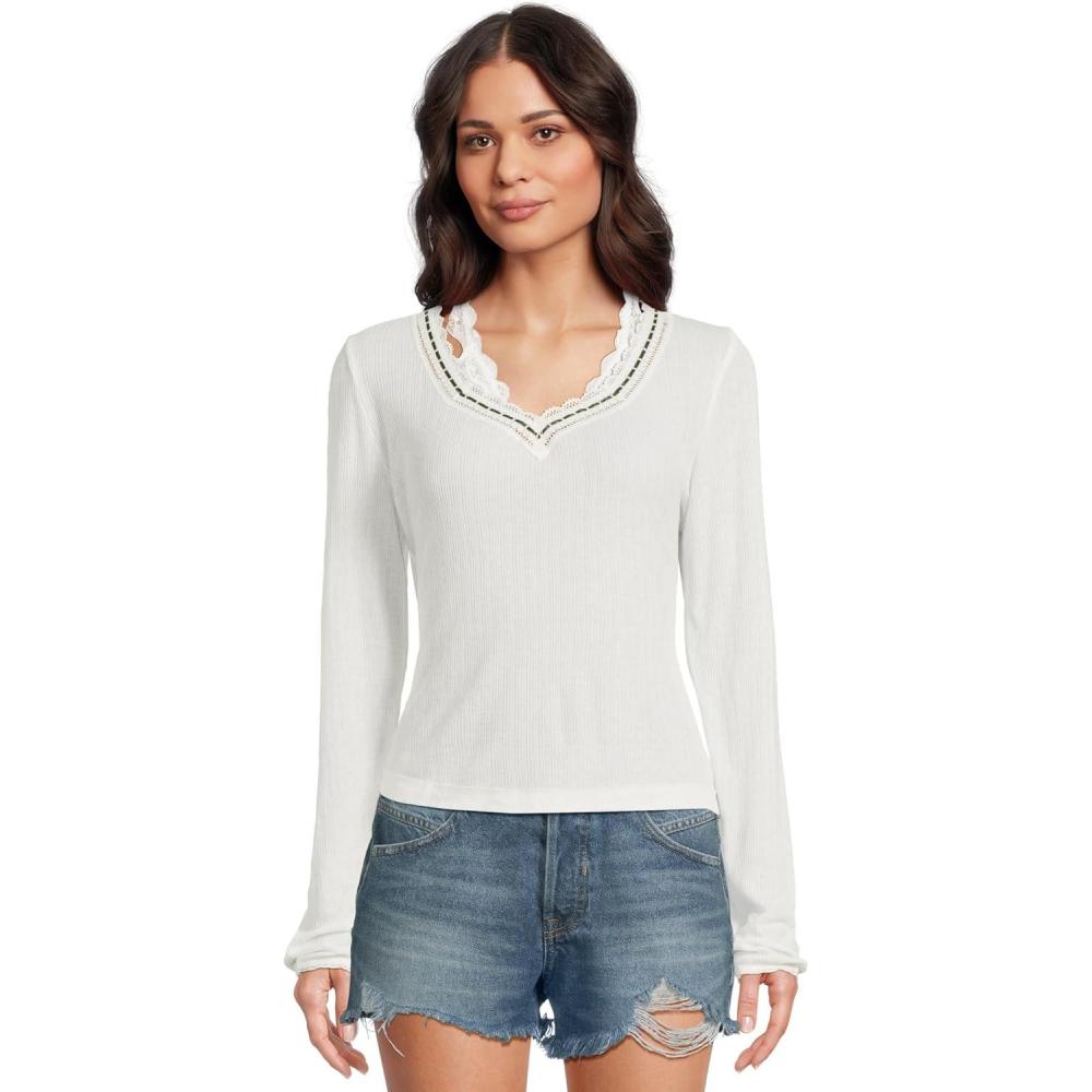image:imageFree People Womens Only You Long SleeveClean Ivory