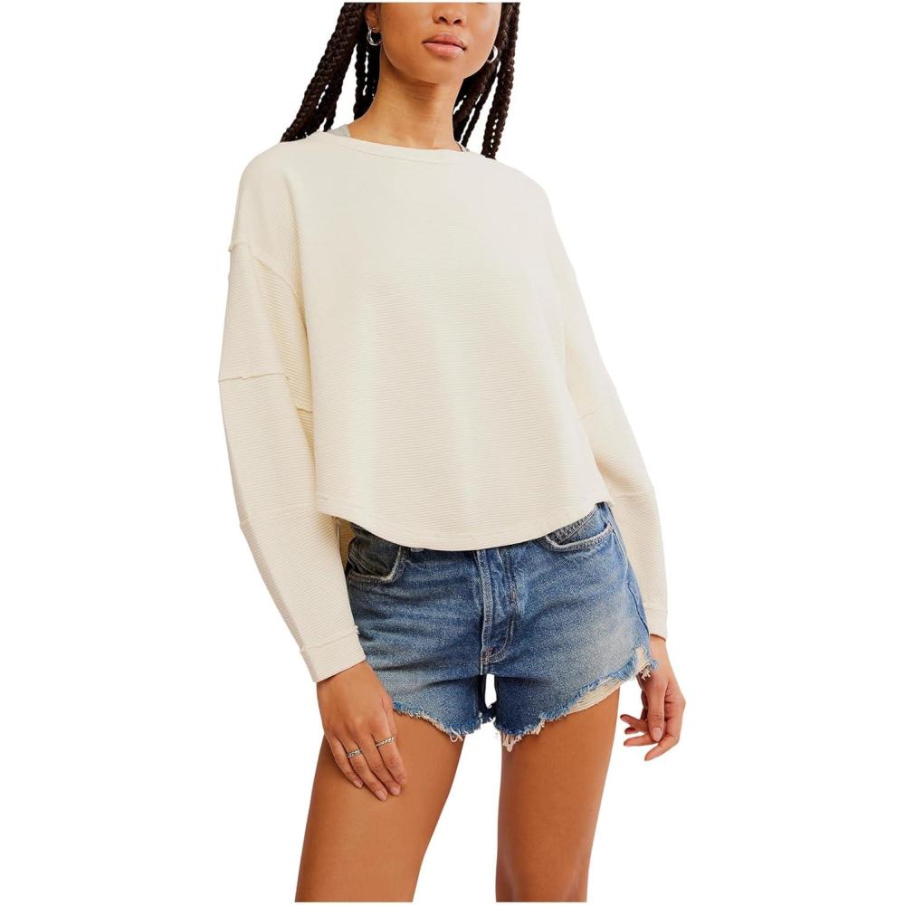 image:imageFree People Womens Total Eclipse TeeClean Ivory
