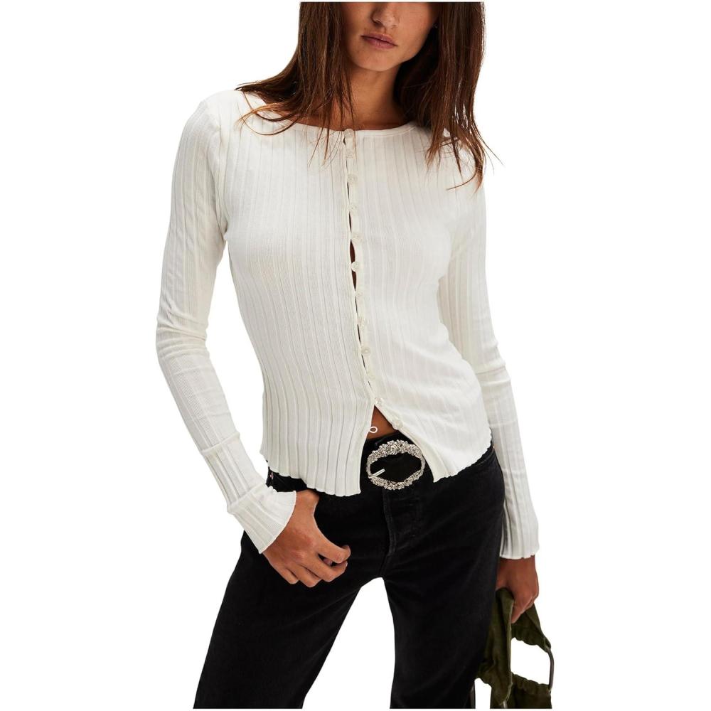 image:imagewomens Tilly Long Sleeve CardiIvory