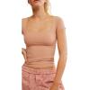 Free People Women’s Clean Lines Baby Tee(Tuscany)