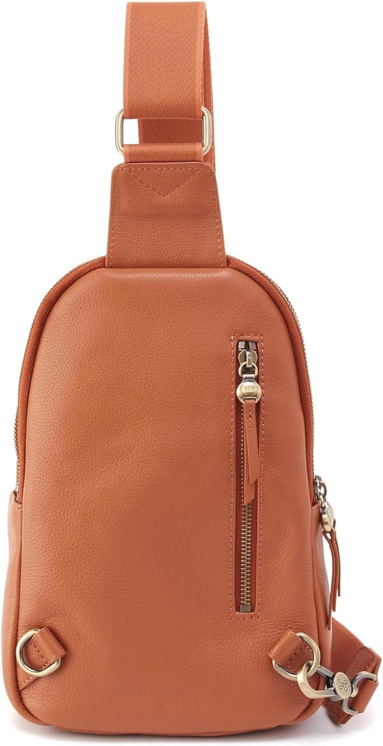 image:imageHOBO Cass Leather Sling Bag for WomenButterscotch