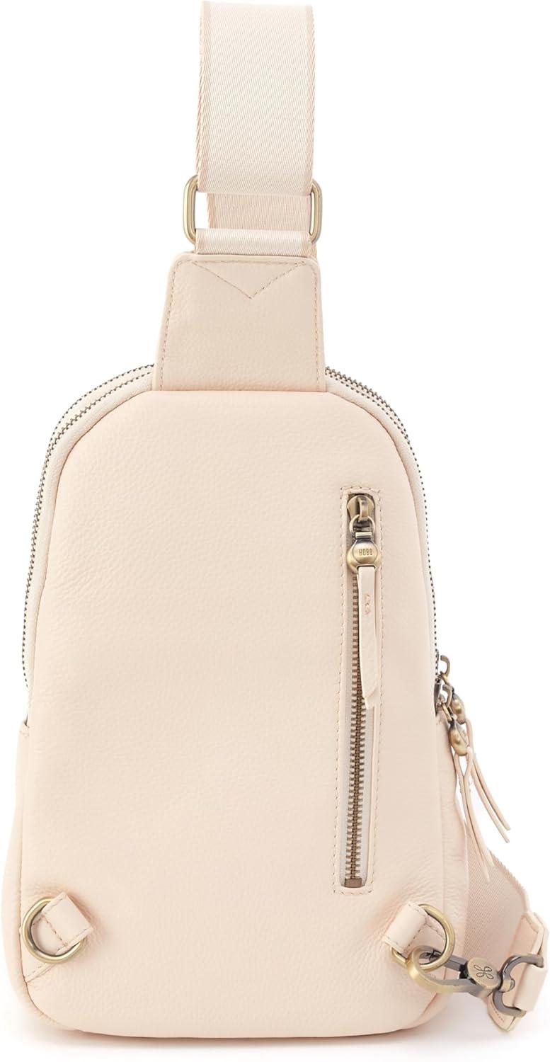 image:imageHOBO Cass Leather Sling Bag for WomenCream