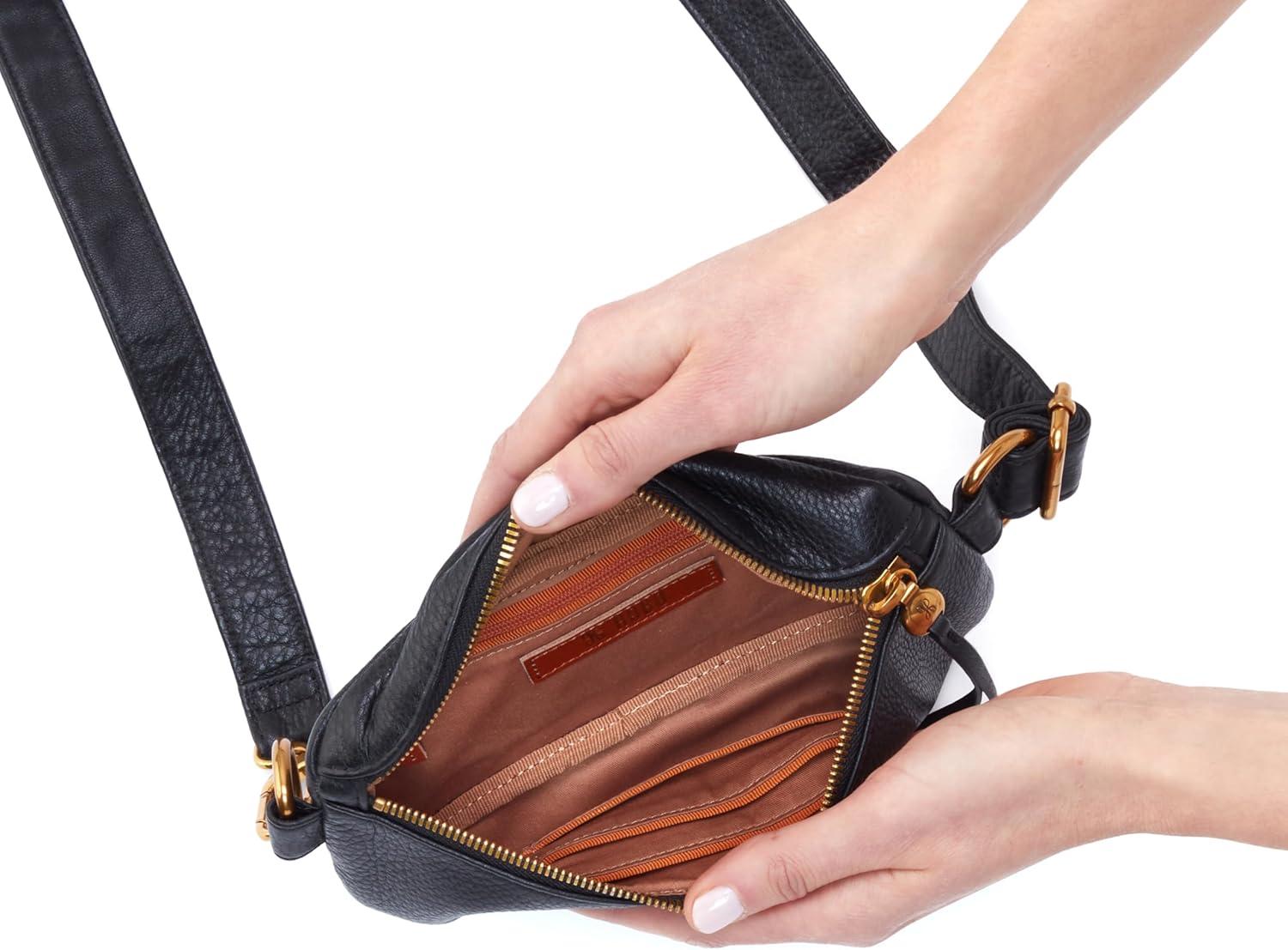 image:imageHOBO Fern Belt Bag for Women Convertible Crossbody and Shoulder BagBLACK