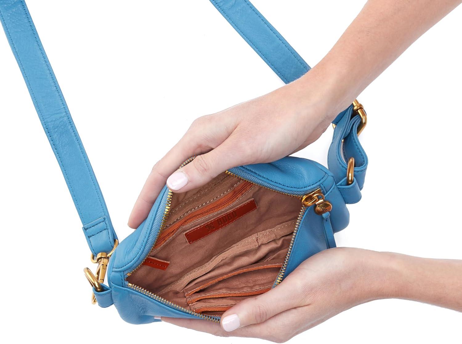 image:imageHOBO Fern Belt Bag for Women Convertible Crossbody and Shoulder BagDusty Blue