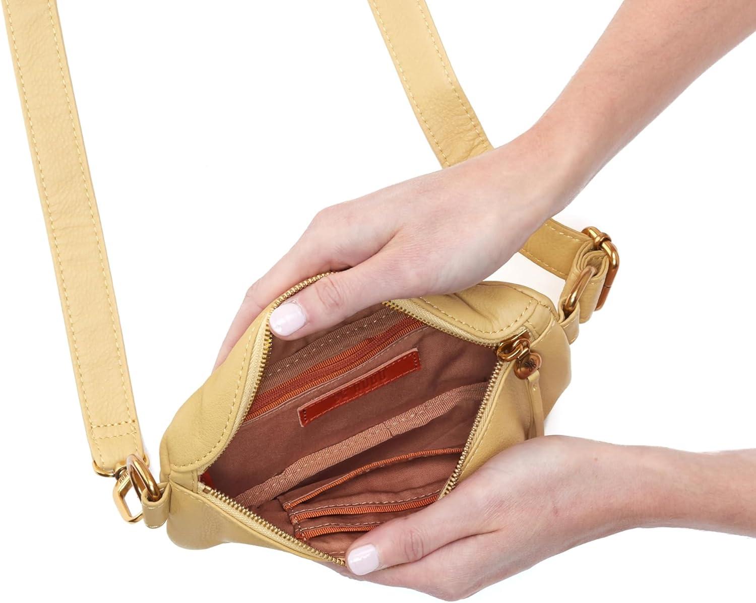 image:imageHOBO Fern Belt Bag for Women Convertible Crossbody and Shoulder BagFlax