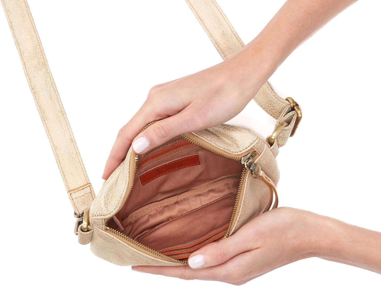 image:imageHOBO Fern Belt Bag for Women Convertible Crossbody and Shoulder BagGold Leaf
