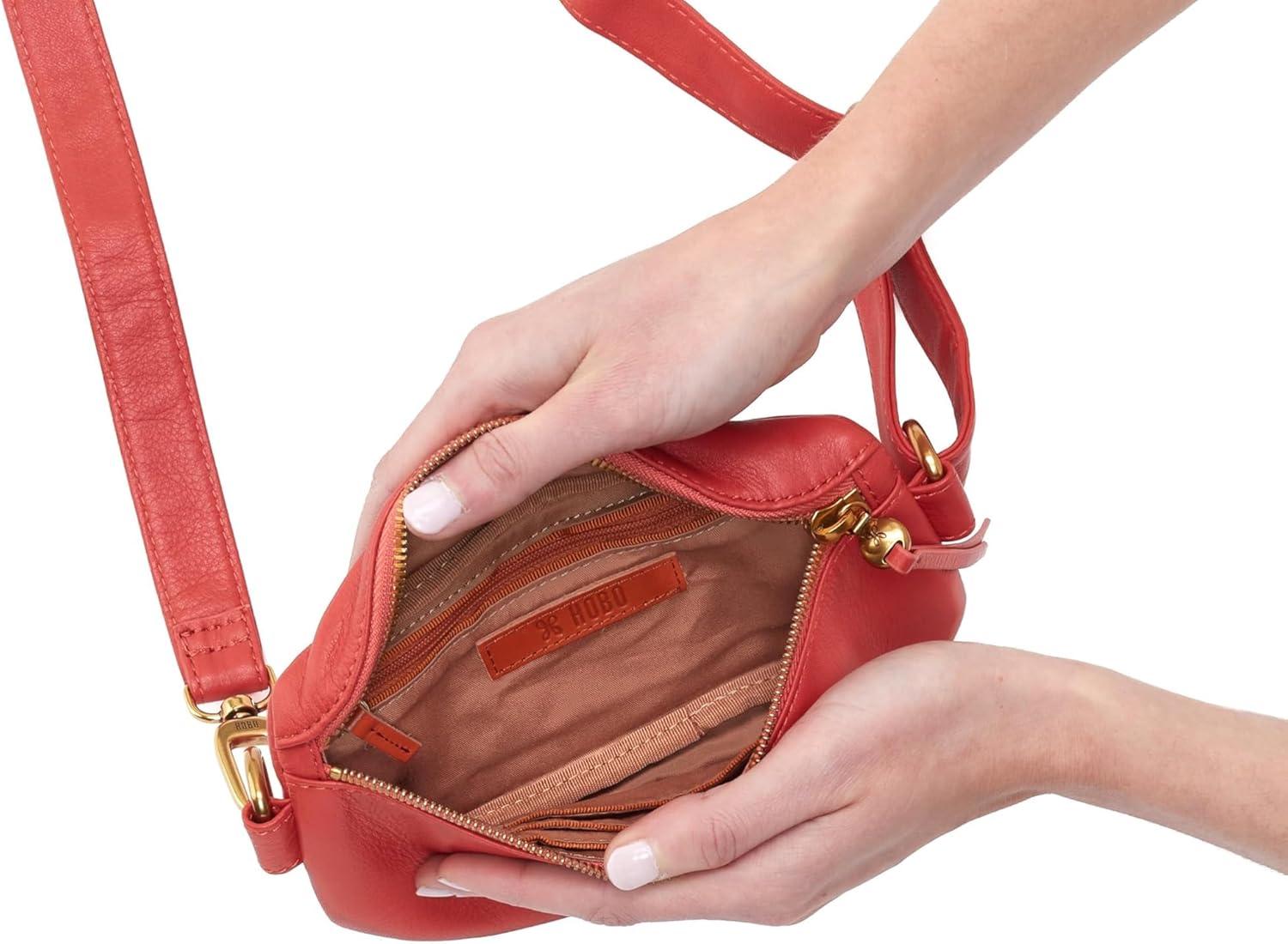 image:imageHOBO Fern Belt Bag for Women Convertible Crossbody and Shoulder BagRed Clay