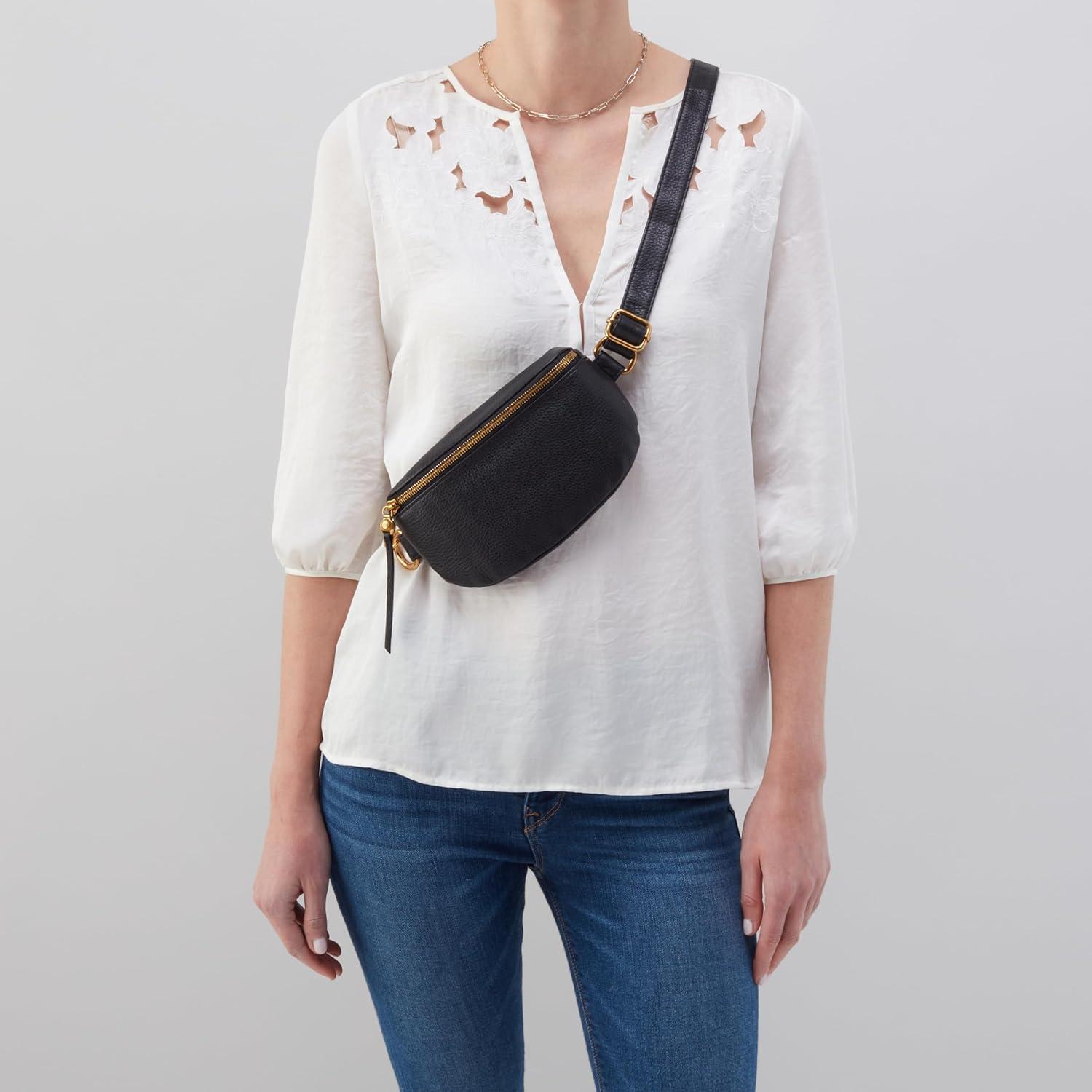 image:imageHOBO Fern Belt Bag for Women Convertible Crossbody and Shoulder BagTaupe