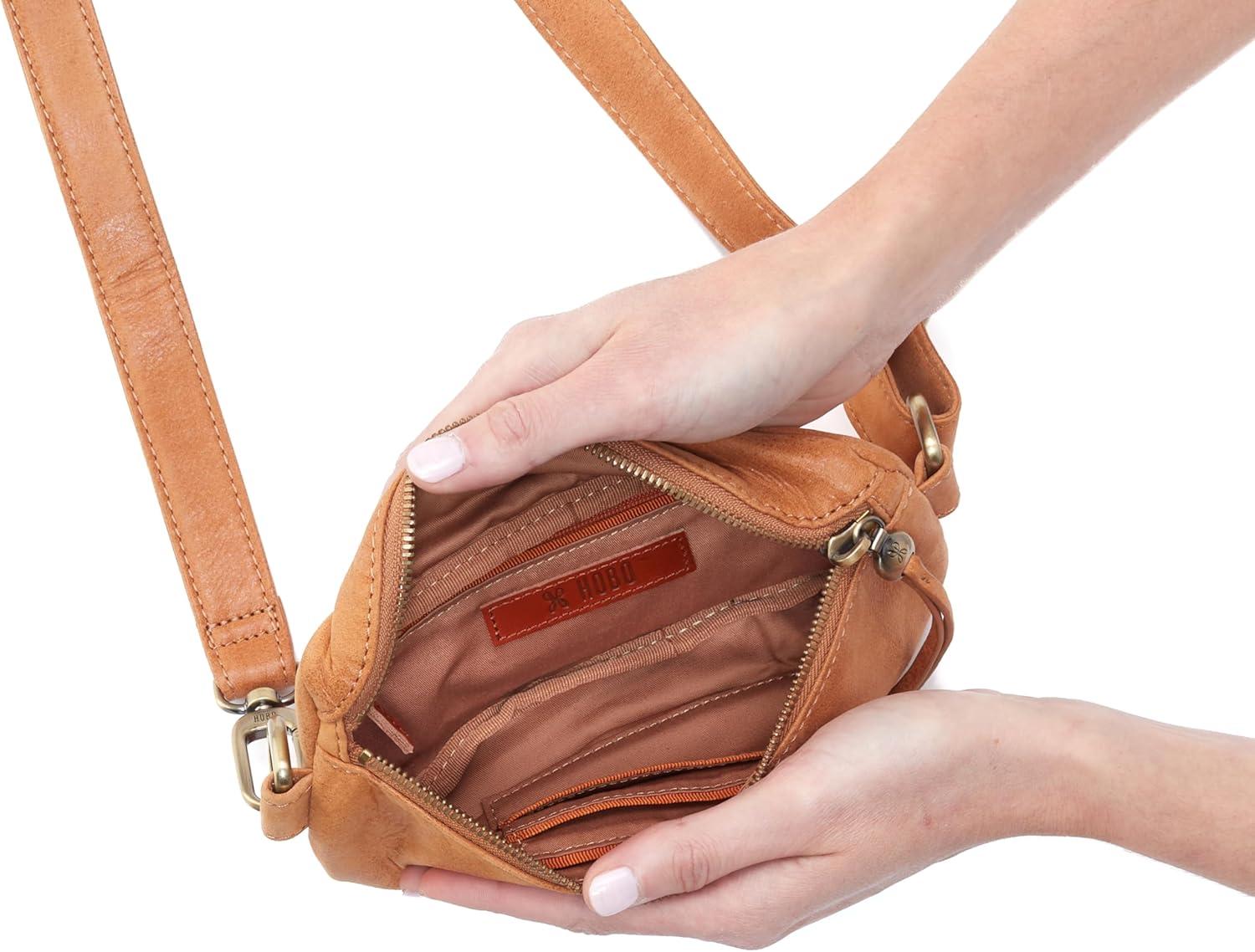 image:imageHOBO Fern Belt Bag for Women Convertible Crossbody and Shoulder BagWhiskey