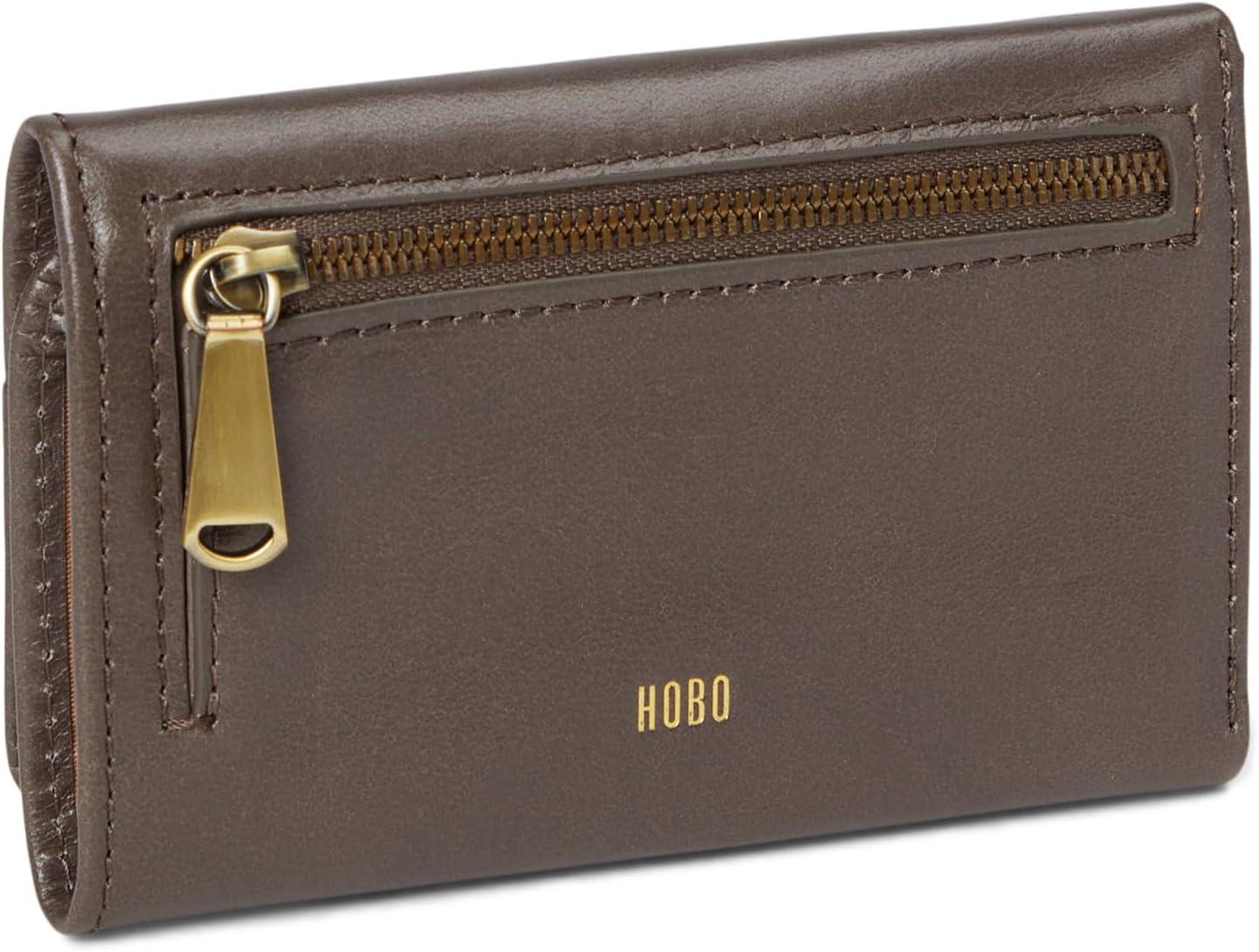 image:imageHOBO Jill Trifold Wallet For Women Snap Flap Closure and Patterened Polyester Lining Compact and Handy WalletHearthstone