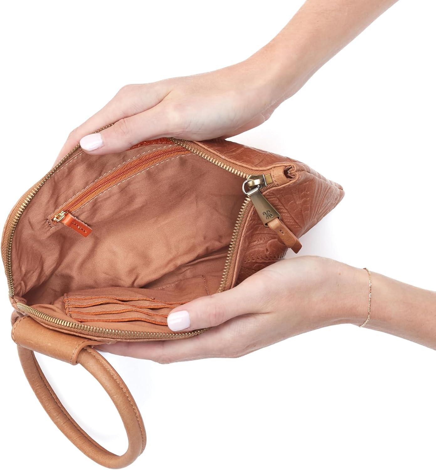 image:imageHOBO Sable WristletSaddle Tooled Emboss