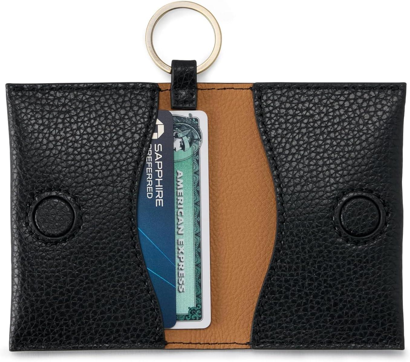 image:imageHOBO Womens Vida Credit Card Case WalletBlackBiscuit
