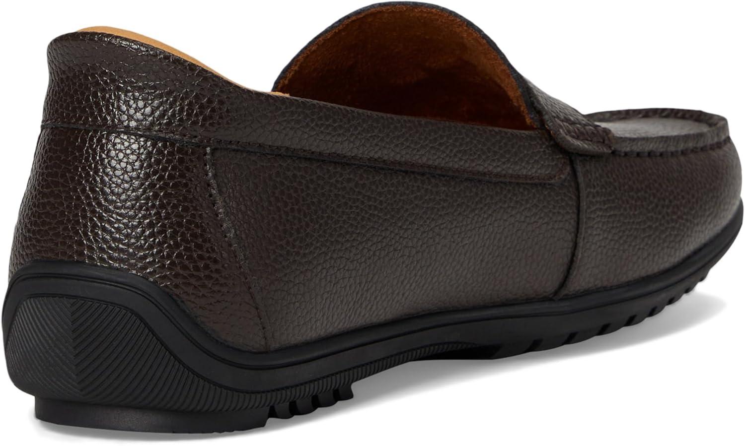 image:imageMarc Joseph New York Mens Casual Hands Free Slip on Penny LoafersMocha Grainy Leather