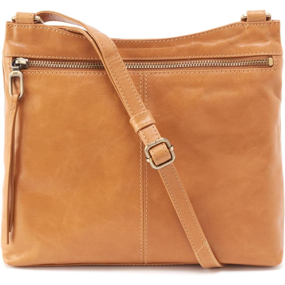 image:imageHOBO Cambel Leather Crossbody Bag for WomenNatural