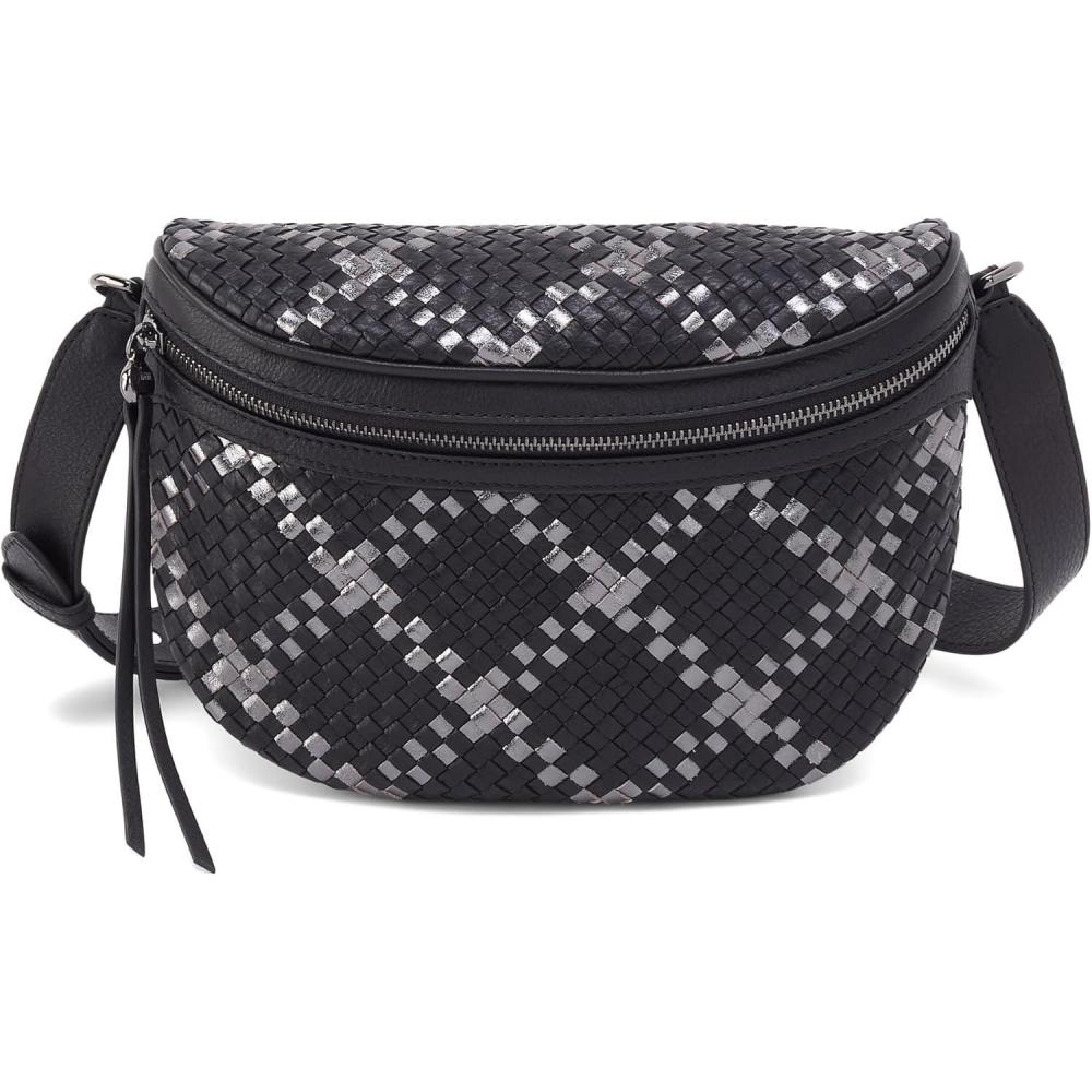 image:imageHOBO Juno Belt BagBlack Metallic Woven
