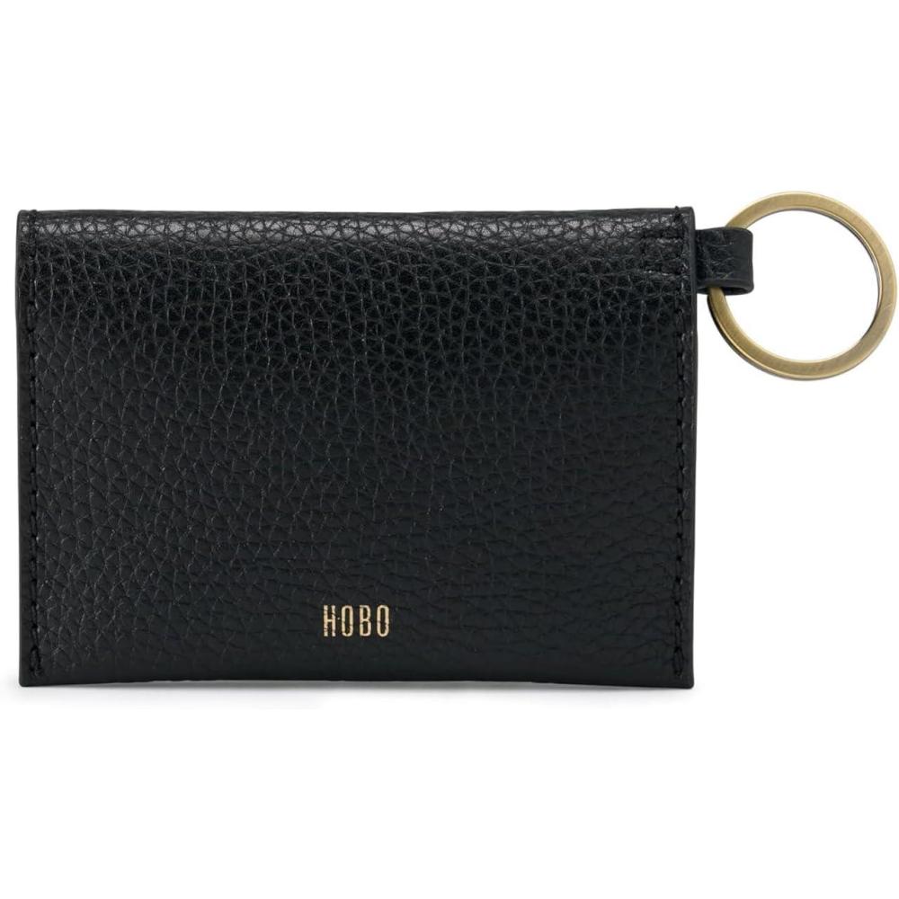 image:imageHOBO Womens Vida Credit Card Case WalletBlackBiscuit