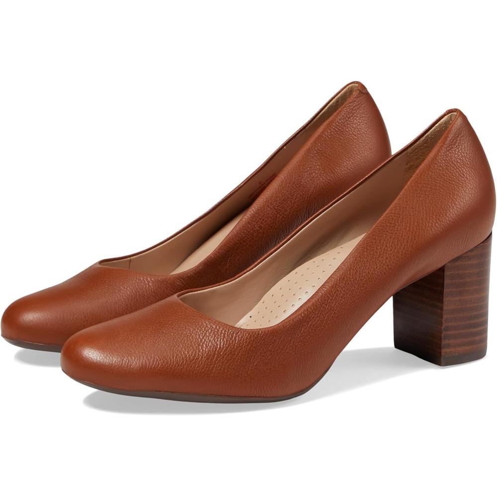 image:imageMarc Joseph New York Womens Midtown PumpCognac Nappa Soft