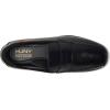 Marc Joseph New York Men’s Casual Hands Free Slip on Penny Loafers(Black Napa Leather)