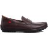 Marc Joseph New York Men’s Casual Hands Free Slip on Penny Loafers(Brown Faux Leather)