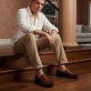 Marc Joseph New York Men’s Casual Hands Free Slip on Penny Loafers(Cognac Napa Leather)