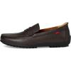 Marc Joseph New York Men’s Casual Hands Free Slip on Penny Loafers(Mocha Grainy Leather)