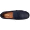 Marc Joseph New York Men’s Casual Hands Free Slip on Penny Loafers(Navy Grainy Leather)