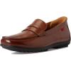 Marc Joseph New York Men’s Casual Hands Free Slip on Penny Loafers(Cognac Napa Leather)
