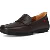 Marc Joseph New York Men’s Casual Hands Free Slip on Penny Loafers(Mocha Grainy Leather)