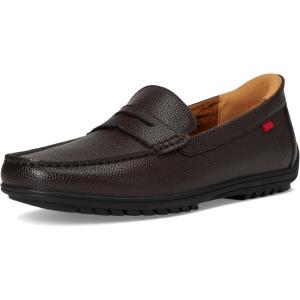 Marc Joseph New York Men’s Casual Hands Free Slip on Penny Loafers(Mocha Grainy Leather)