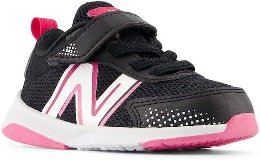 image:imageNew Balance Kids Dynasoft 545 V1 Hook and Loop Running ShoeBlackCarnival Pink