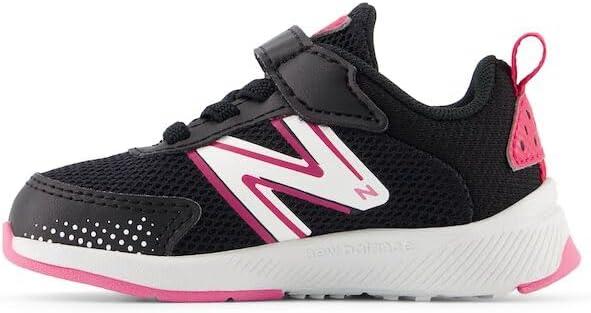 image:imageNew Balance Kids Dynasoft 545 V1 Hook and Loop Running ShoeBlackCarnival Pink