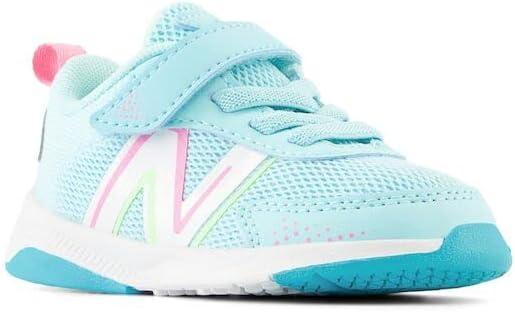 image:imageNew Balance Kids Dynasoft 545 V1 Hook and Loop Running ShoeBright CyanMint FlashSignal Pink