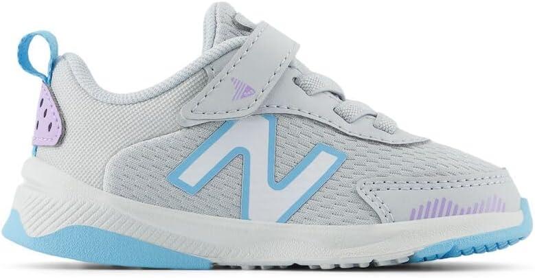 image:imageNew Balance Kids Dynasoft 545 V1 Hook and Loop Running ShoeGraniteLilac GloTeam Sky Blue