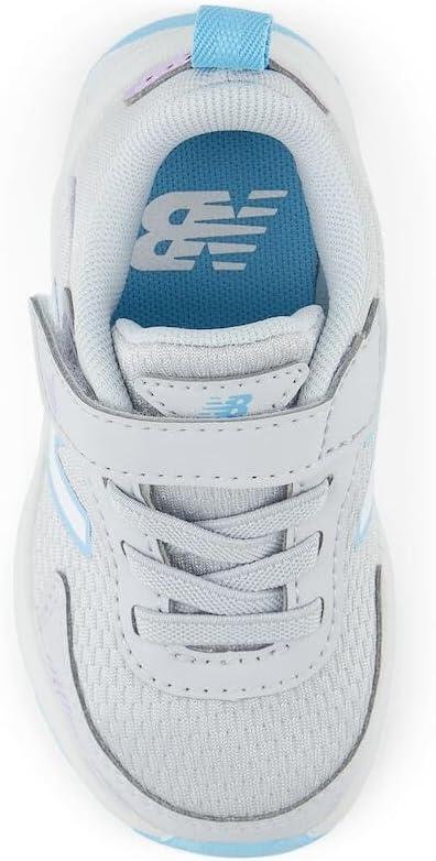 image:imageNew Balance Kids Dynasoft 545 V1 Hook and Loop Running ShoeGraniteLilac GloTeam Sky Blue