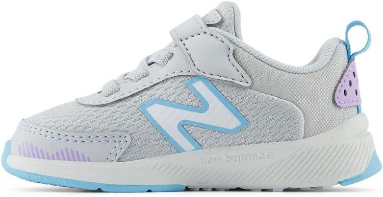 image:imageNew Balance Kids Dynasoft 545 V1 Hook and Loop Running ShoeGraniteLilac GloTeam Sky Blue