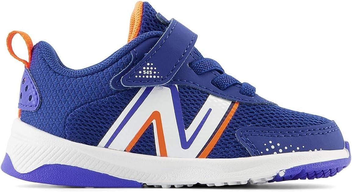 image:imageNew Balance Kids Dynasoft 545 V1 Hook and Loop Running ShoeNight SkyBlaze Orange