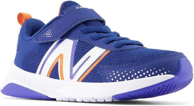 image:imageNew Balance Kids Dynasoft 545 V1 Hook and Loop Running ShoeNight SkyBlaze OrangeMarine Blue