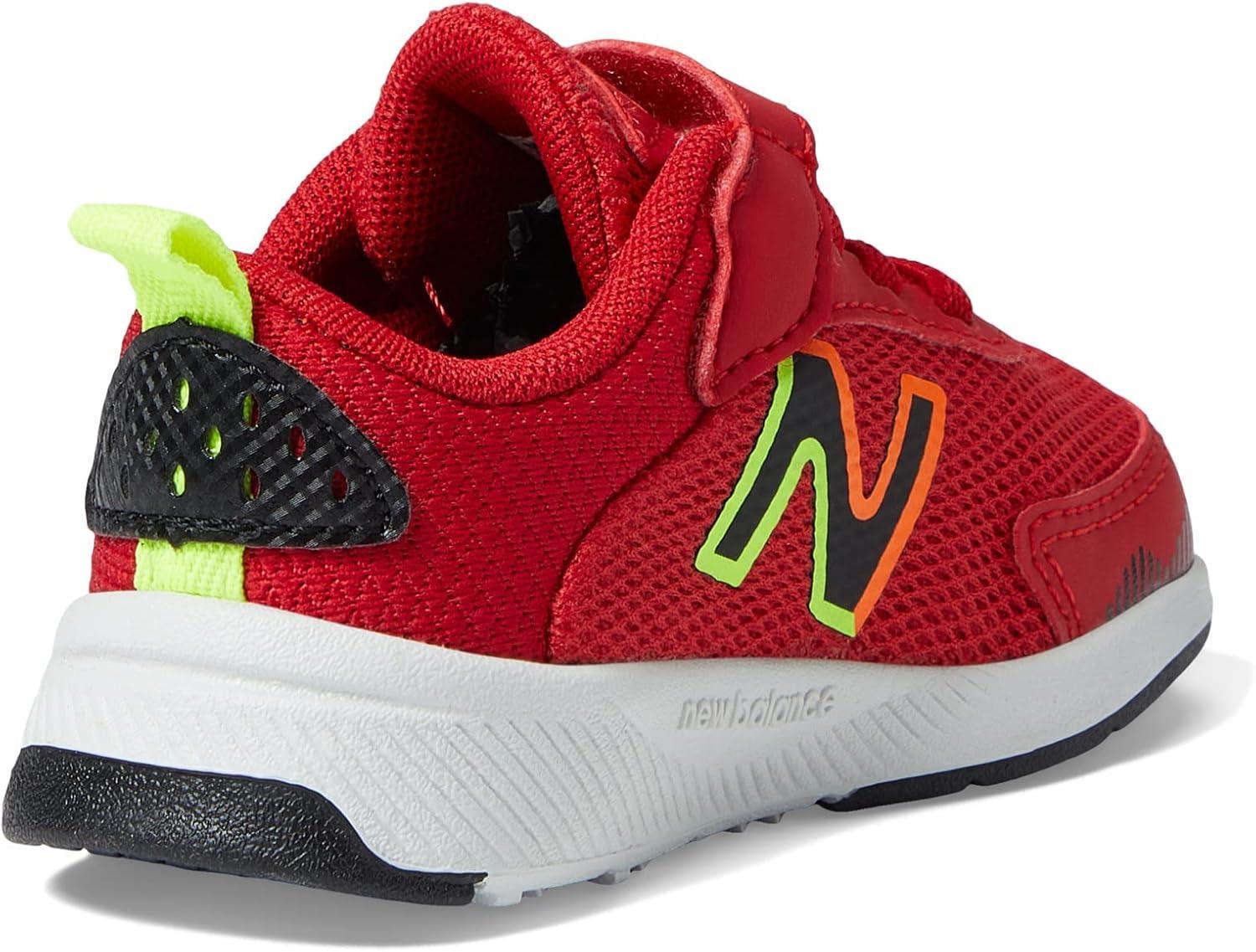 image:imageNew Balance Kids Dynasoft 545 V1 Hook and Loop Running ShoeTeam RedBlackHilite
