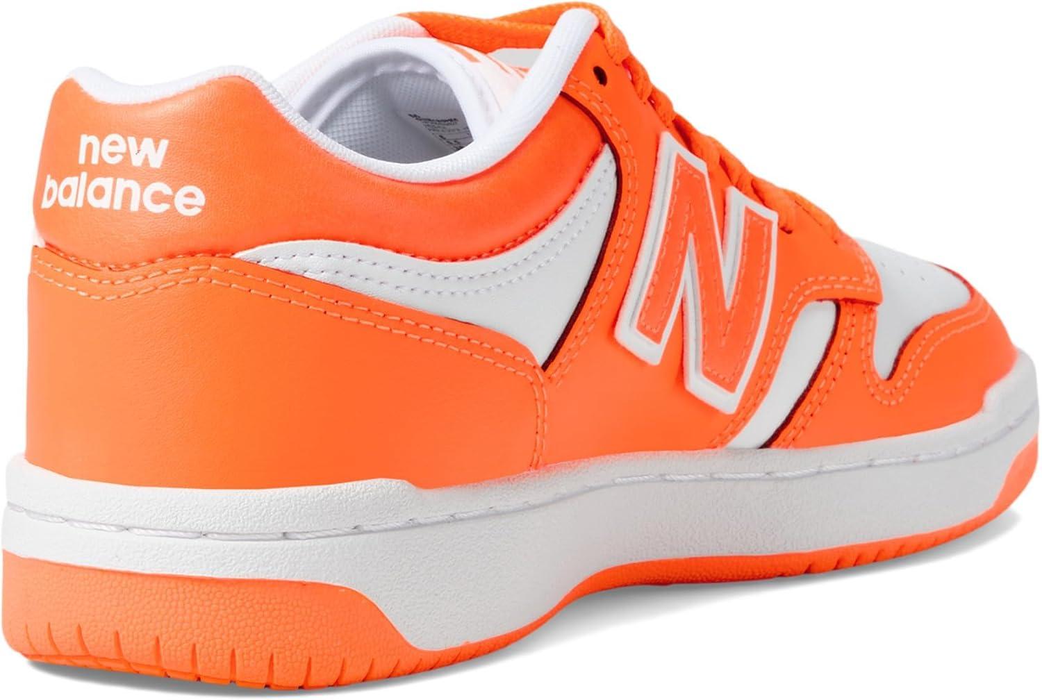 image:imageNew Balance UnisexChild 480 V1 Laceup SneakerHot MangoWhite