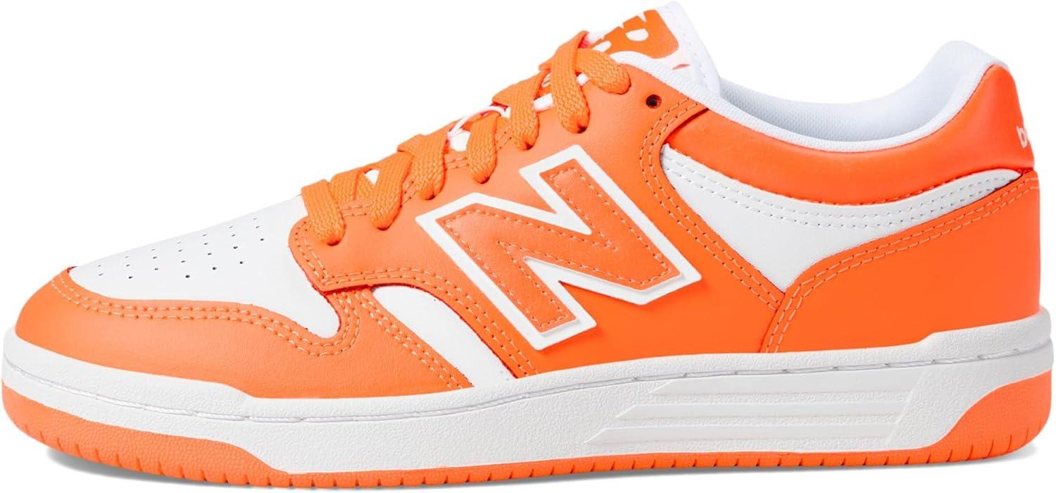image:imageNew Balance UnisexChild 480 V1 Laceup SneakerHot MangoWhite